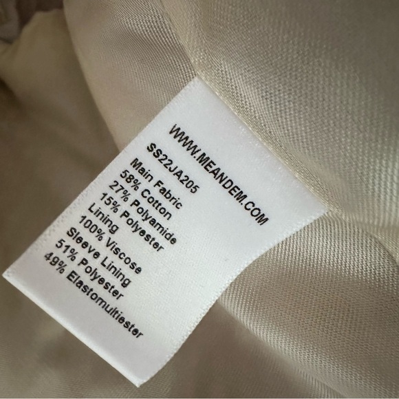 Me + Em Boyfriend Plaid Blazer Jacket Sz M - Picture 11 of 11